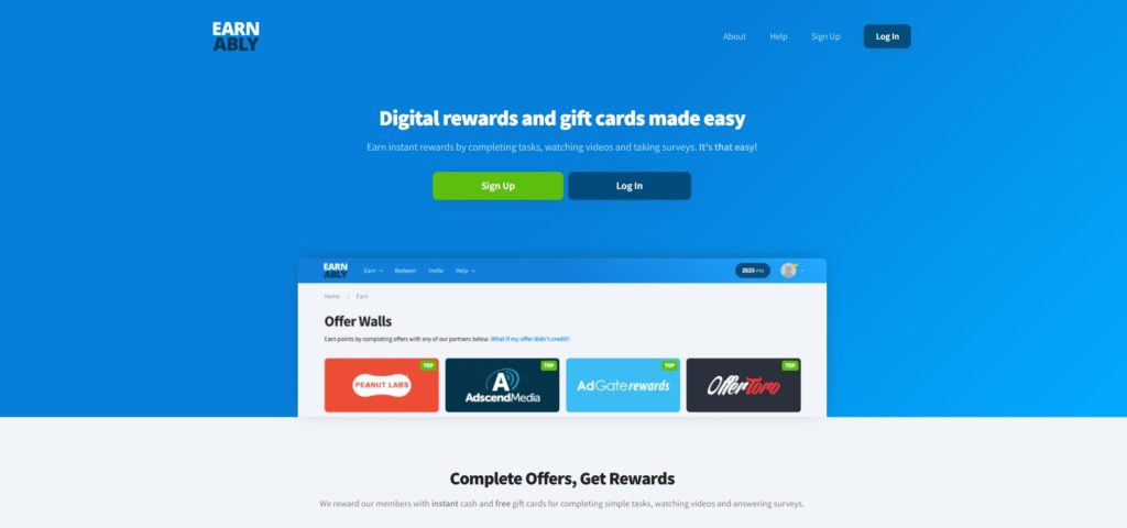 earnably - earn instant rewards by completing tasks, watching videos